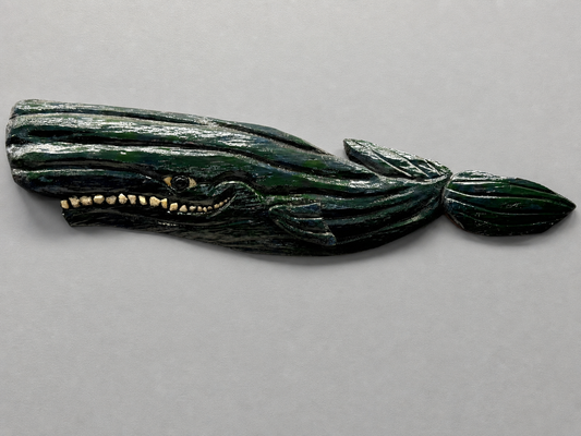 Live edge carved Whale (CUSTOM ORDER)
