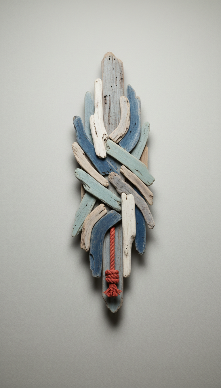 Weathered Driftwood Wall Art Panel